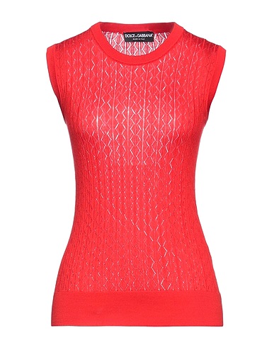 DOLCE&GABBANA Jumper Red 100% Silk