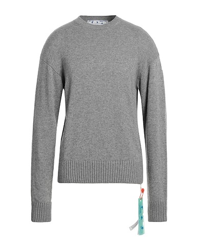 OFF-WHITE™ Jumper Grey 40% Viscose, 30% Polyamide, 25% Wool, 5% Cashmere