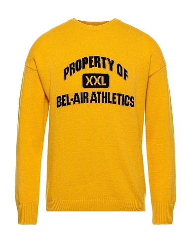 BEL-AIR ATHLETICS Pullover Giallo 80% Lana, 20% Poliammide