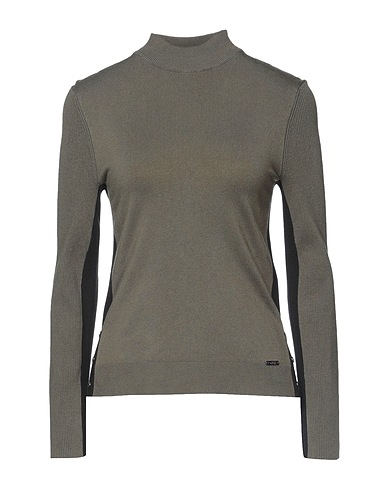 SALSA JEANS Polo neck Military green 80% Viscose, 20% Nylon