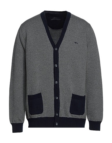 HARMONT & BLAINE Cardigan Grey 75% Cotton, 17% Wool, 8% Cashmere