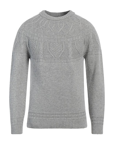 ALPHA STUDIO Jumper Light grey 60% Wool, 20% Viscose, 20% Polyamide