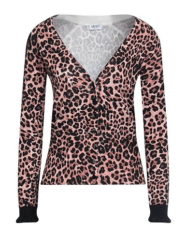 LIU •JO Cardigan Beige 80% Viscose, 20% Polyamide