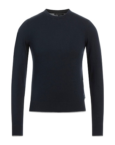 ARMANI EXCHANGE Sweater Midnight blue 95% Cotton, 5% Cashmere, Polyamide, Elastane