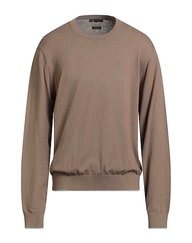 ARMANI EXCHANGE Jumper Khaki 95% Cotton, 5% Cashmere, Polyamide, Elastane