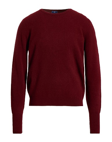 FEDELI Pullover FOR BONGENIE GRIEDER Bordeaux 70% Lana Vergine, 30% Cachemire