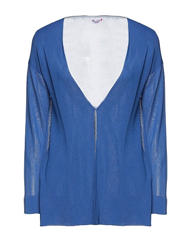 ROSSOPURO Strickjacke Blau 100% Viskose