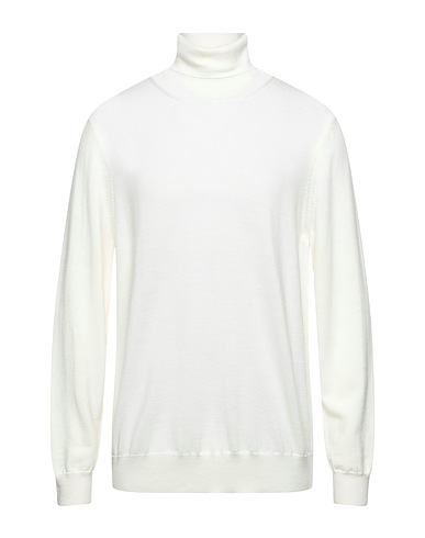 +39 MASQ Rollkragenpullover Elfenbein 100% Merinowolle