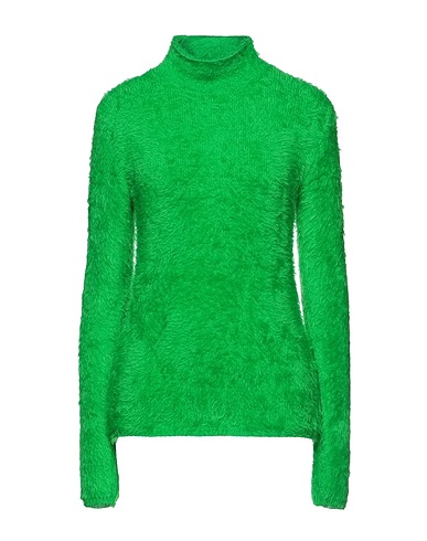STELLA McCARTNEY Polo neck Green 69% Polyamide, 30% Cotton, 1% Elastane