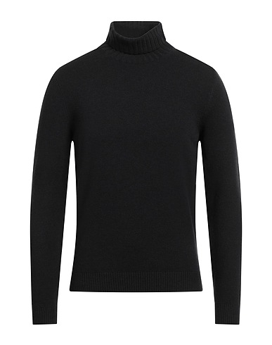 MALO Turtleneck Midnight blue 100% Virgin Wool