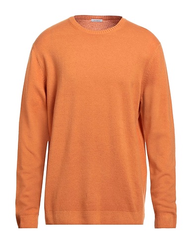 MALO Pullover Orange 100% Schurwolle
