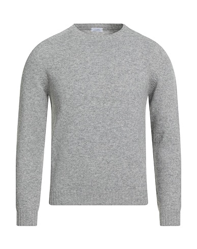 MALO Sweater Light grey 80% Wool, 20% Cashmere