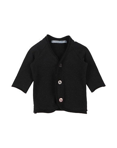 MINIMU' Cardigan Black 96% Cotton, 4% Elastane