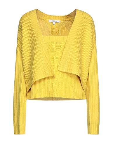 DOROTHEE SCHUMACHER Twin set Giallo ocra 100% Lana Vergine