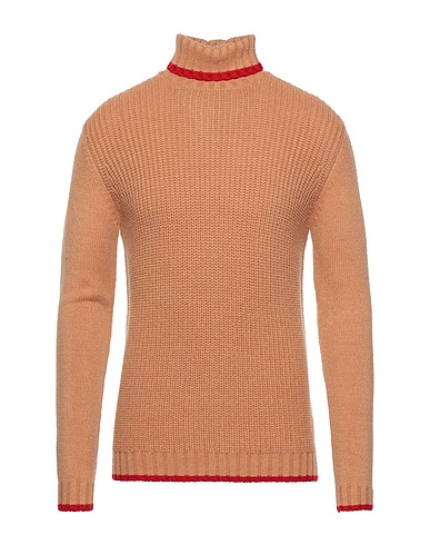 SEINSE Polo neck Camel 70% Acrylic, 30% Nylon