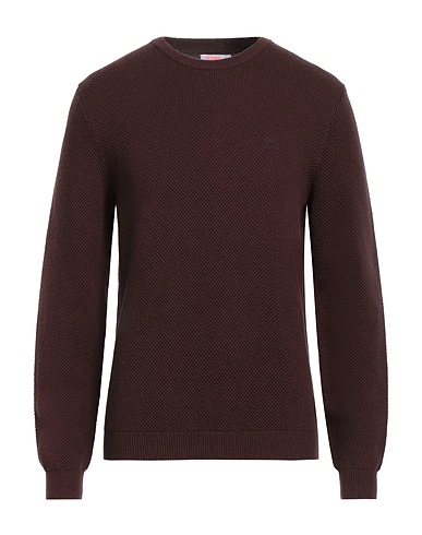 SUN 68 Pullover Testa di moro 50% Lana Merino, 50% Cotone