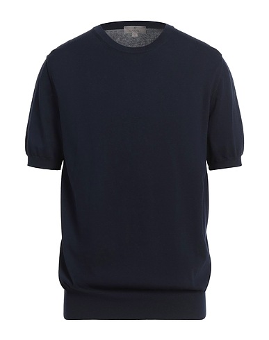 CANALI Jumper Navy blue 100% Cotton