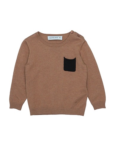 MANUEL RITZ Jumper Camel 35% Viscose, 35% Polyamide, 30% Wool