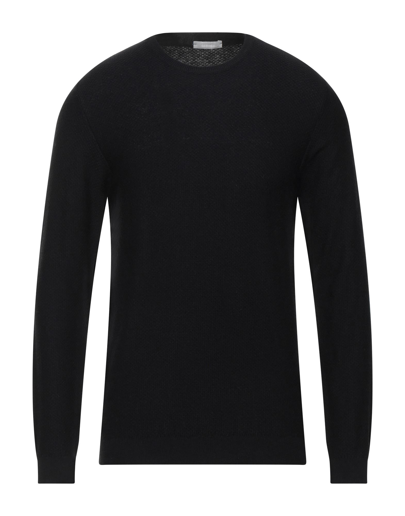 black jumper with shirt