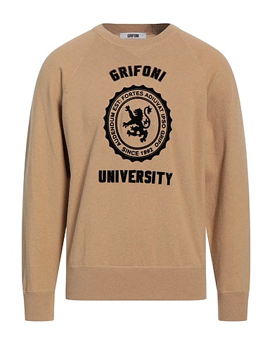 GRIFONI Sweater Sand 70% Wool, 25% Polyamide, 5% Elastane