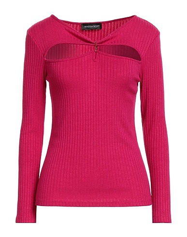 VANESSA SCOTT Jumper Fuchsia 48% Viscose, 29% Polyester, 19% Nylon, 4% Elastane
