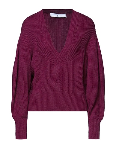 IRO Jumper Plum 100% Merino Wool