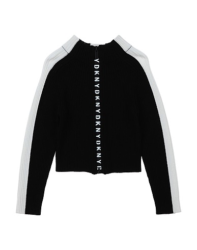 DKNY Cardigan Black 93% Viscose, 7% Polyamide