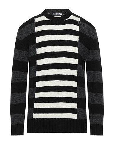 LES HOMMES Sweater Black 80% Wool, 20% Polyamide