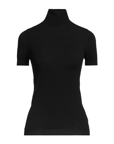 BRUNELLO CUCINELLI Cashmere blend Black 93% Cashmere, 7% Polyester