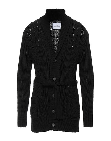 TAGLIATORE Cardigan Black 100% Virgin Wool
