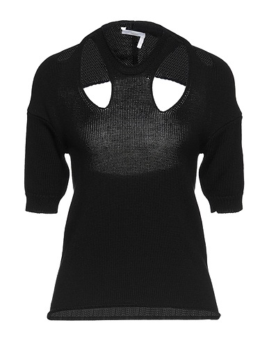 CHLOÉ Jumper Black 72% Cotton, 28% Wool, Polyamide