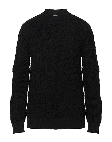 PAOLO PECORA Sweater Black 100% Virgin Wool