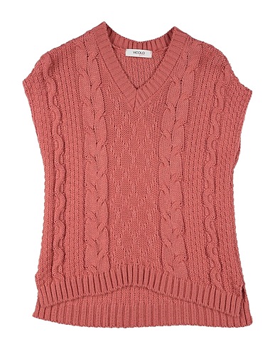 VICOLO Jumper Antique rose 70% Acrylic, 30% Wool