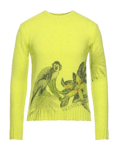 VALENTINO GARAVANI Jumper Lime green 38% Cotton, 26% Wool, 26% Alpaca wool, 10% Cashmere