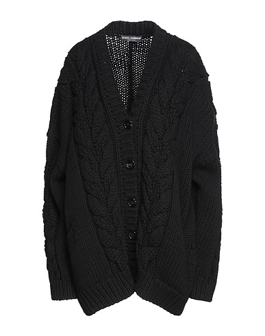 DOLCE&GABBANA Cardigan Black 70% Virgin Wool, 30% Cashmere