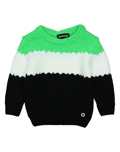 PLEASE Jumper Green 72% Acrylic, 15% Wool, 13% Polyester