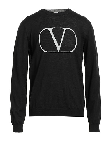 VALENTINO GARAVANI Jumper Black 100% Virgin Wool