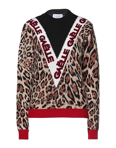 GAëLLE Paris Jumper Beige 65% Polyacrylic, 26% Merino Wool, 6% Viscose, 3% Alpaca wool