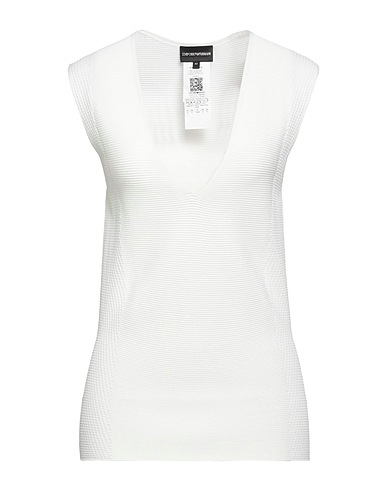 EMPORIO ARMANI Jumper White 80% Viscose, 20% Polyamide