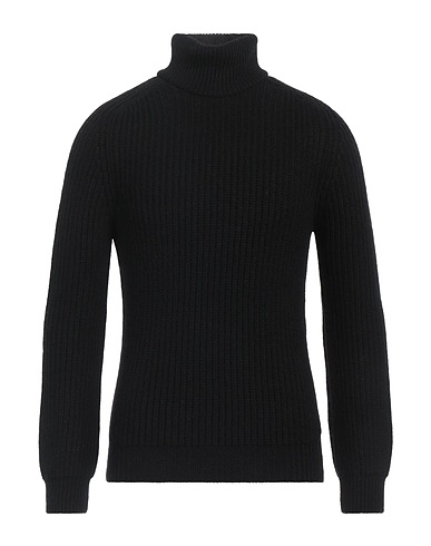 EDWIN Polo neck Black 50% Acrylic, 34% Wool, 10% Polyamide, 6% Alpaca wool
