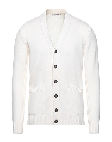 KANGRA Strickjacke Elfenbein 100% Merinowolle