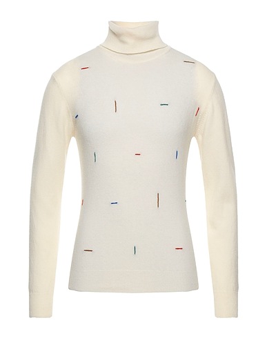 BOB Polo neck Ivory 100% Wool