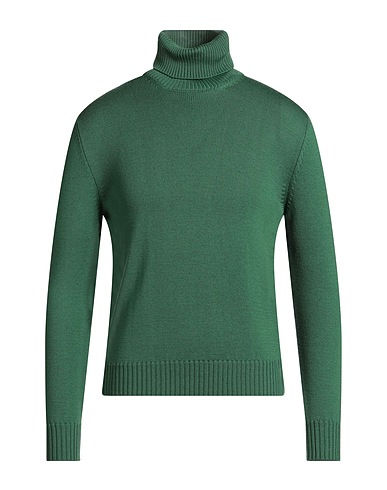 BALLANTYNE Polo neck Green 100% Wool