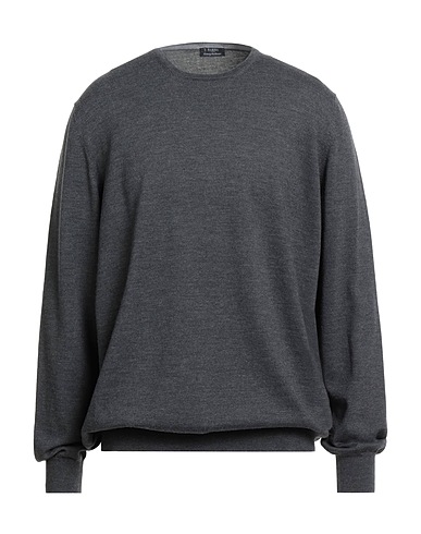 BARBA Napoli Pullover Antracite 100% Lana Vergine