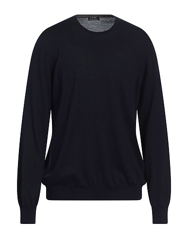 BARBA Napoli Pullover Blu notte 100% Lana Vergine