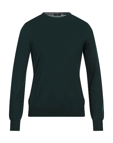 BARBA Napoli Jumper Dark green 100% Virgin Wool