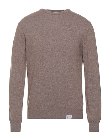 DETWELVE Jumper Taupe 35% Wool, 30% Viscose, 20% Cashmere, 15% Polyamide