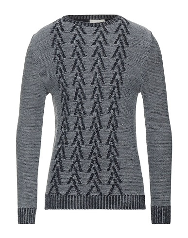 ANDREA DES HOMME Pullover Grau 50% Wolle, 50% Acryl
