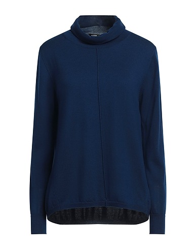 ASPESI Polo neck Navy blue 100% Wool