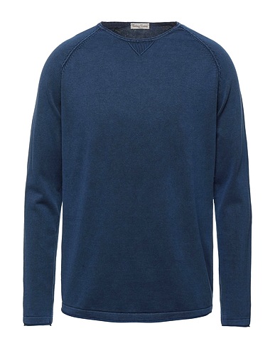 CASHMERE COMPANY Pullover Blu 100% Cotone